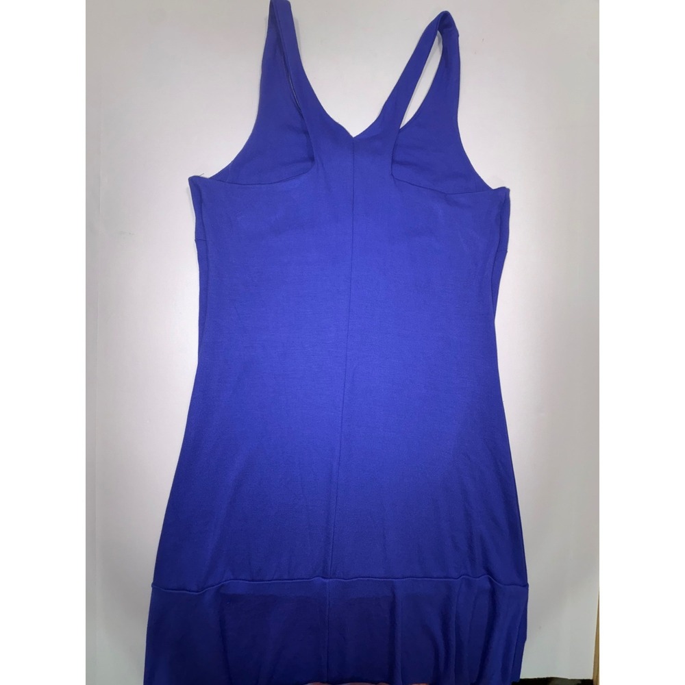 Donna Ricco New York Royal Blue Drop Waist Flounce Hem Dress Small NWT - Picture 6 of 6